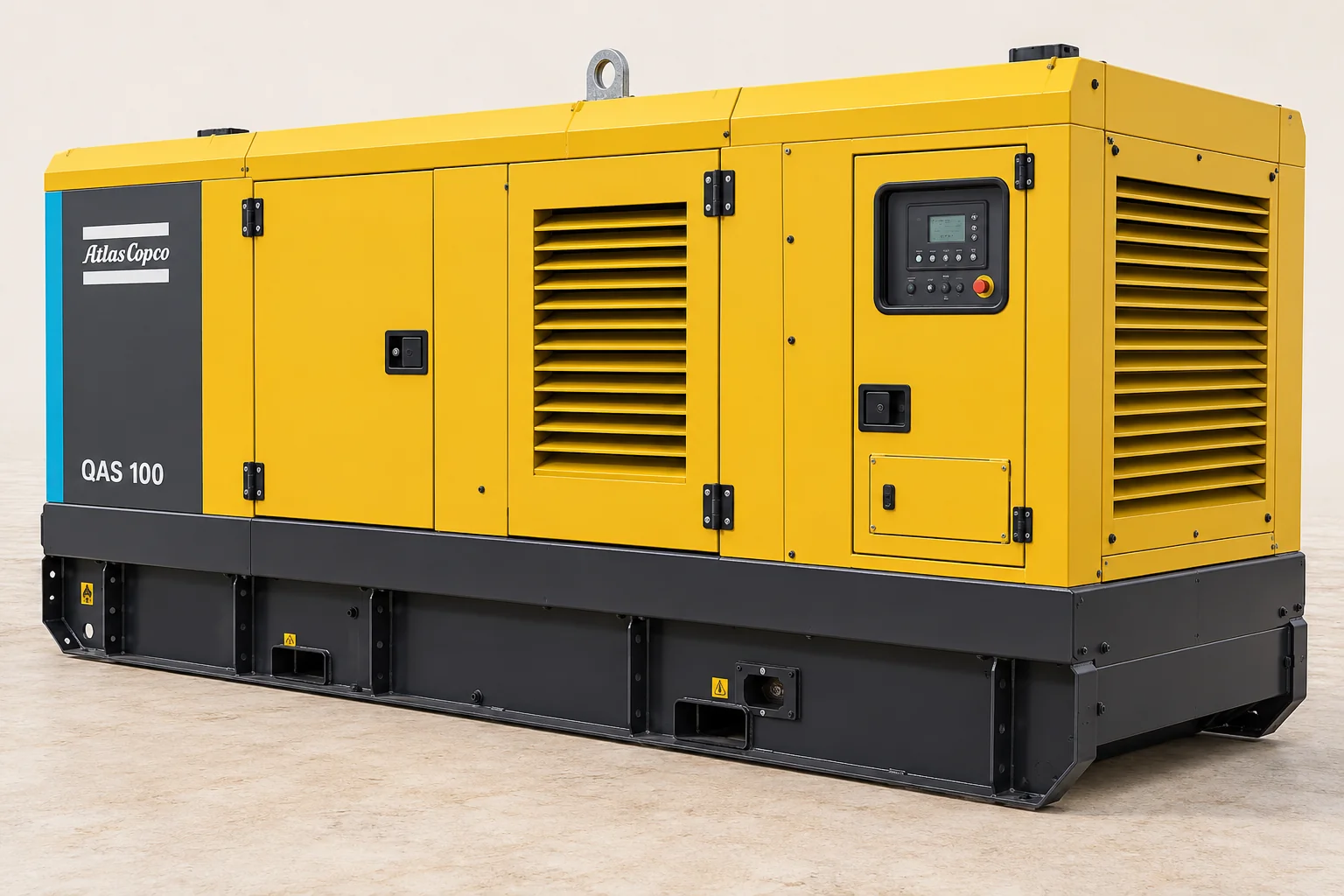 Atlas Copco QAS 100 – Dieselgenerator 100 kVA auf Mallorca mieten