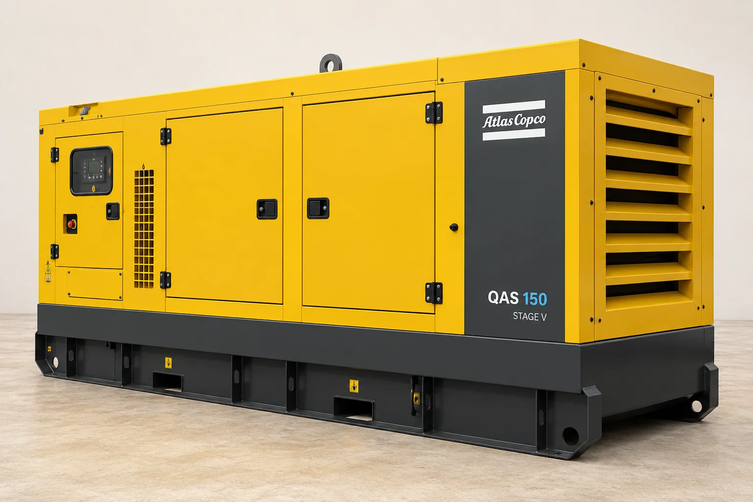 Atlas Copco QAS 150 – Dieselgenerator 150 kVA auf Mallorca mieten