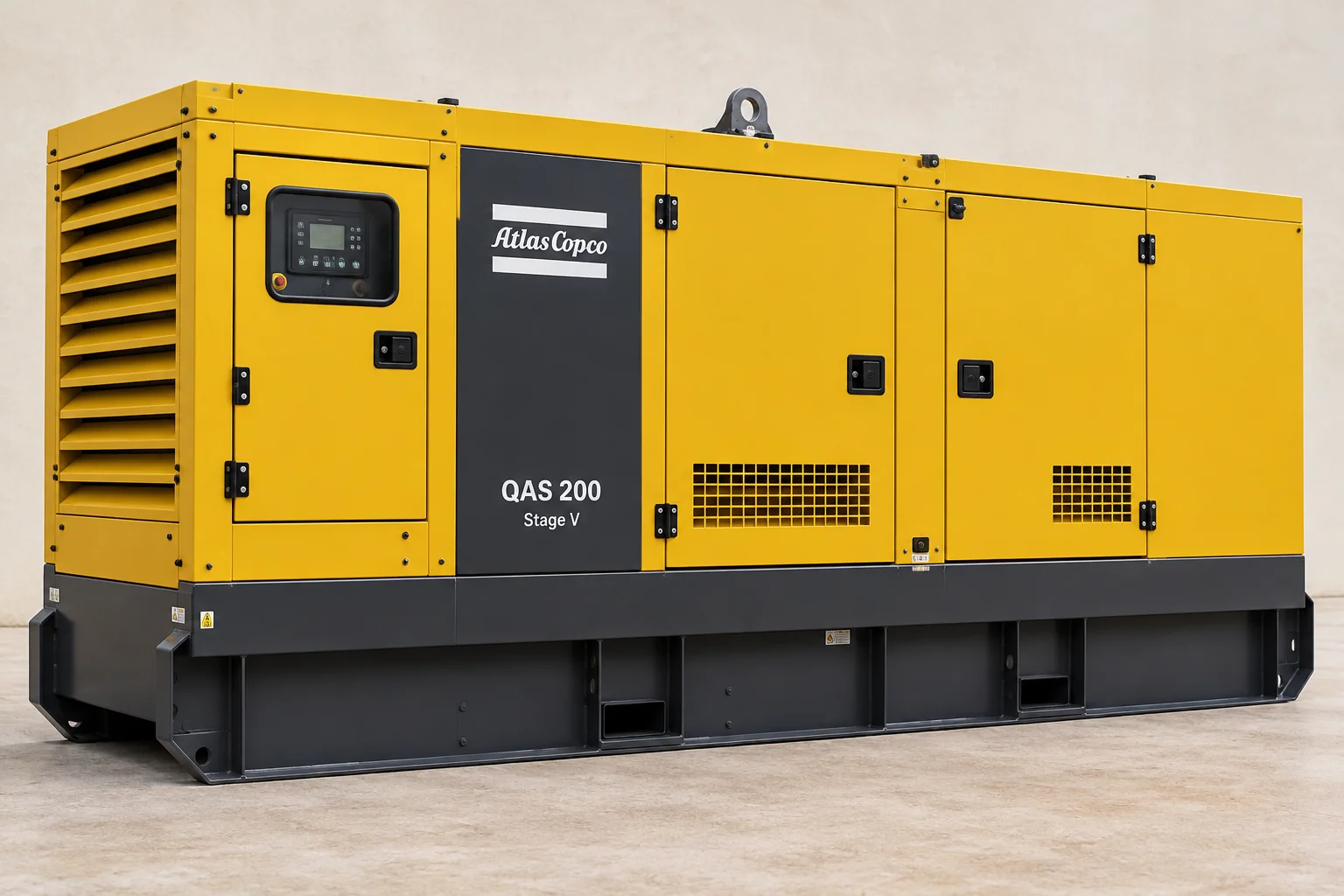 Atlas Copco QAS 200 – Dieselgenerator 200 kVA auf Mallorca mieten
