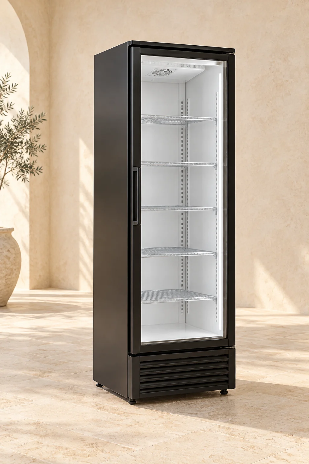 Getränkekühlschrank mit Glastür auf Mallorca mieten