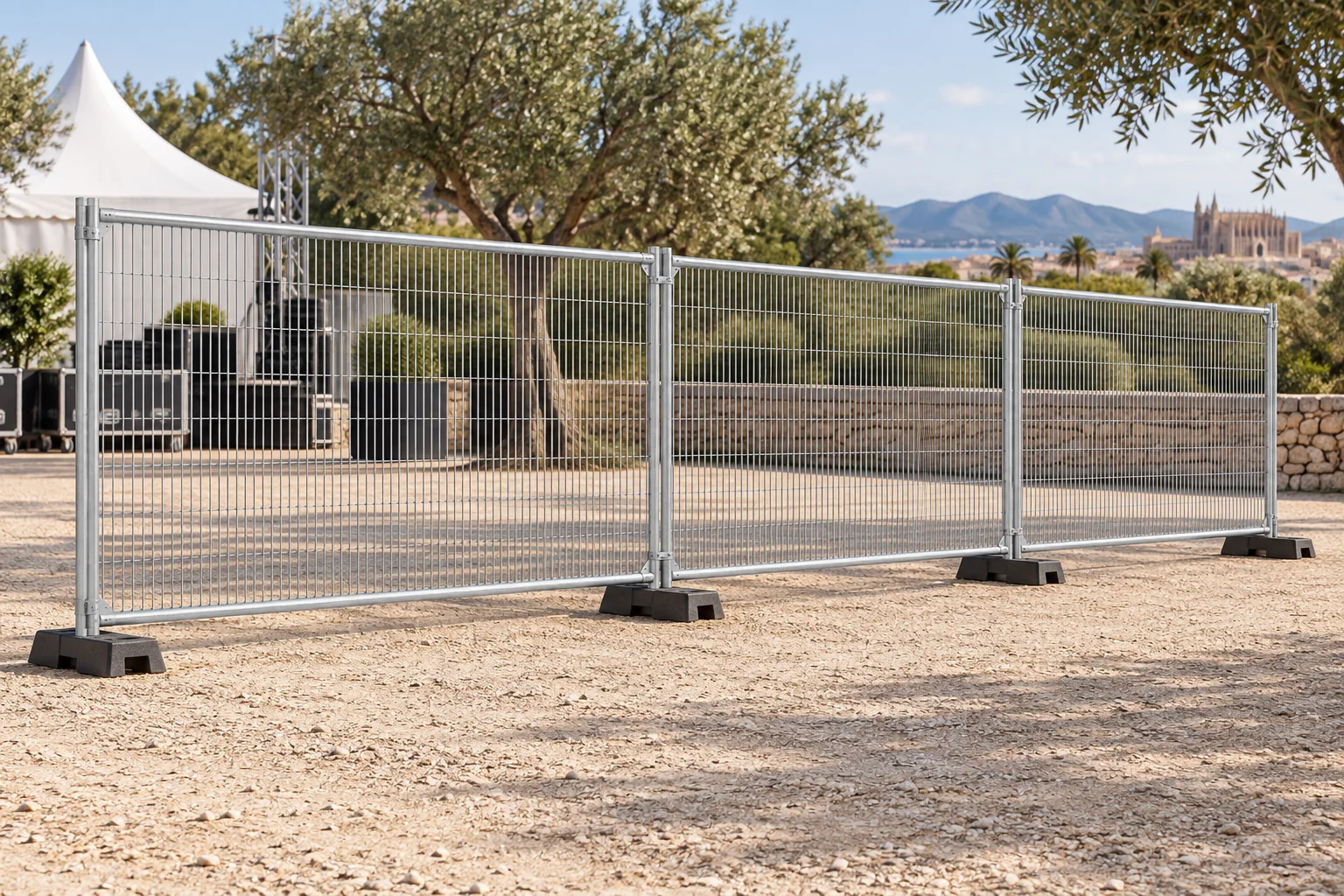 Absperrzäune & Besucherführung für Events auf Mallorca
